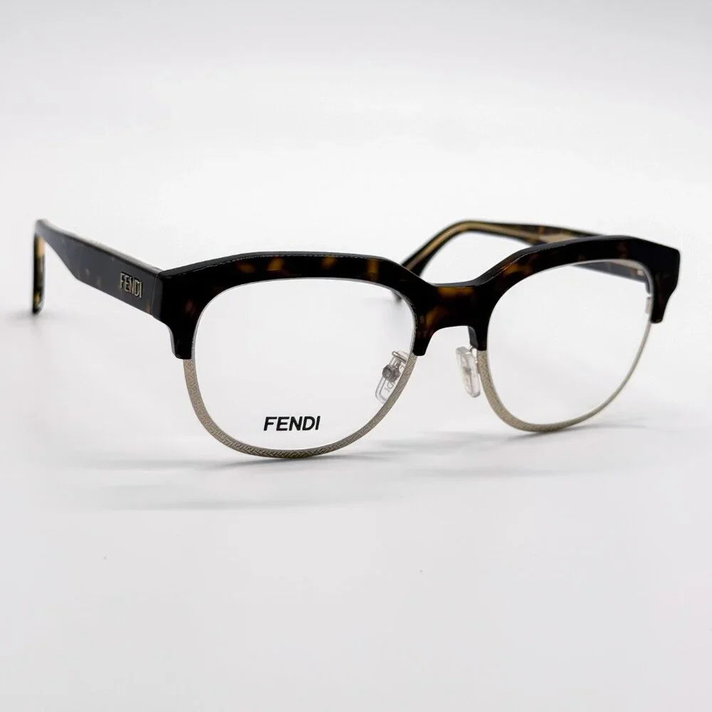 NEW FENDI FE50068U 052 HAVANA WOMEN EYEGLASSES FENDI
